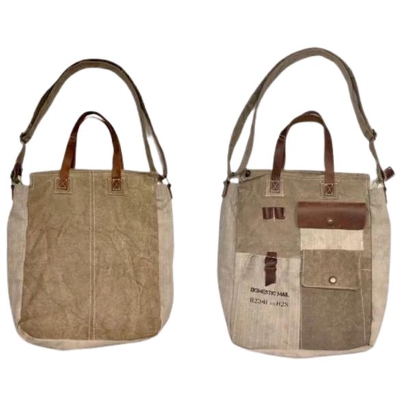 RARE Vintage-Inspired Canvas Domestic Mail Bag - Picture 5 of 12